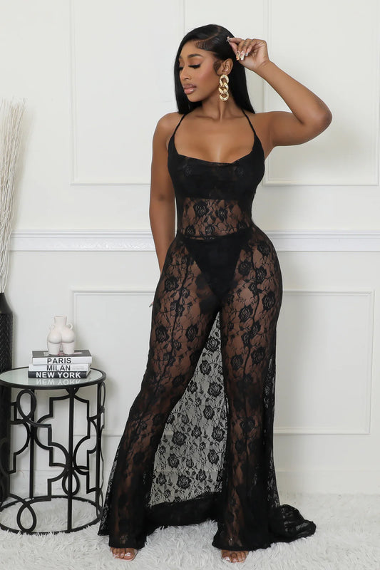 Brittany Lace jumpsuit Maxi