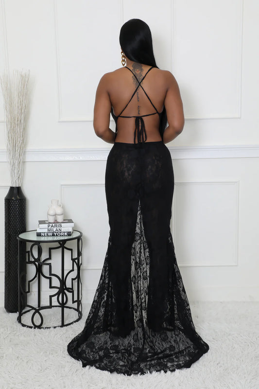 Brittany Lace jumpsuit Maxi