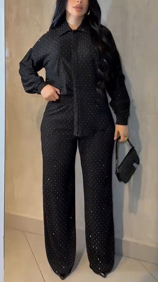 Studded 2pc Pant Set