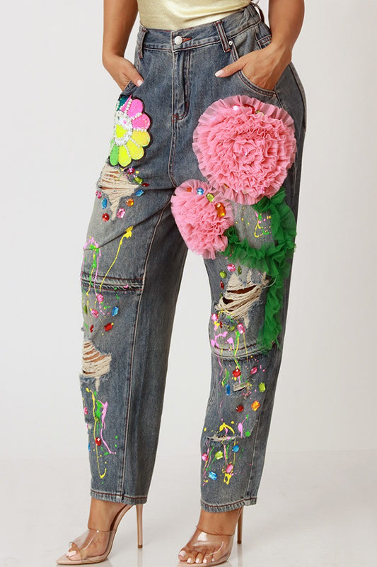 Fiesta Flower Pant