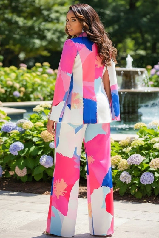 Spring Blooming Blazer Set