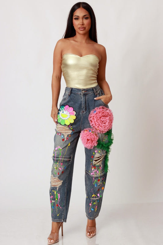 Fiesta Flower Pant
