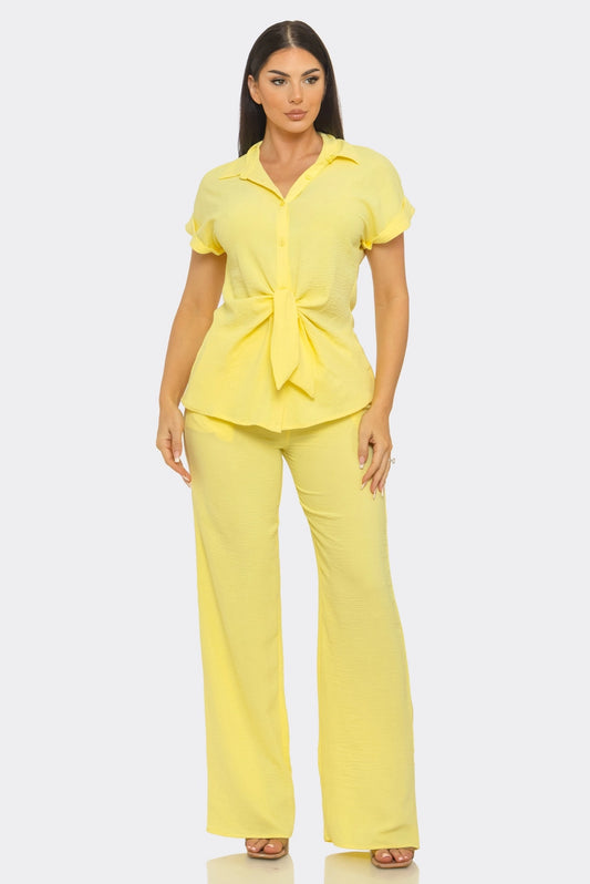 SunKiss 2pc Pant Set